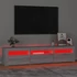 Kép 5/11 - Szürke sonoma színű TV-szekrény LED-lámpákkal 180x35x40 cm