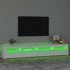 Kép 4/11 - Fehér TV-szekrény LED-lámpákkal 240x35x40 cm