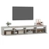 Kép 6/11 - Betonszürke TV-szekrény LED-lámpákkal 240x35x40 cm