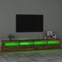 Kép 4/11 - Füstös tölgy színű TV-szekrény LED-lámpákkal 240x35x40 cm