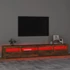 Kép 5/11 - Füstös tölgy színű TV-szekrény LED-lámpákkal 240x35x40 cm