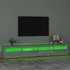Kép 4/11 - Szürke sonoma színű TV-szekrény LED-lámpákkal 240x35x40 cm