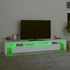 Kép 4/11 - Fehér TV-szekrény LED-lámpákkal 260x36,5x40 cm
