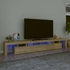 Kép 1/11 - Sonoma tölgy színű TV-szekrény LED-lámpákkal 260x36,5x40 cm