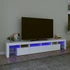Kép 1/11 - Fehér TV-szekrény LED-lámpákkal 230x36,5x40 cm