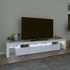 Kép 3/11 - Fehér TV-szekrény LED-lámpákkal 230x36,5x40 cm