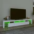 Kép 4/11 - Fehér TV-szekrény LED-lámpákkal 230x36,5x40 cm