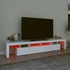 Kép 5/11 - Fehér TV-szekrény LED-lámpákkal 230x36,5x40 cm
