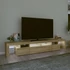 Kép 3/11 - Sonoma tölgy színű TV-szekrény LED-lámpákkal 230x36,5x40 cm
