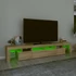 Kép 4/11 - Sonoma tölgy színű TV-szekrény LED-lámpákkal 230x36,5x40 cm