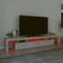 Kép 5/11 - Betonszürke TV-szekrény LED lámpákkal 230x36,5x40 cm