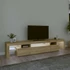 Kép 3/11 - Sonoma tölgy színű TV-szekrény LED-lámpákkal 215x36,5x40 cm