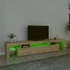 Kép 4/11 - Sonoma tölgy színű TV-szekrény LED-lámpákkal 215x36,5x40 cm