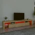 Kép 5/11 - Sonoma tölgy színű TV-szekrény LED-lámpákkal 215x36,5x40 cm
