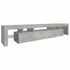 Kép 7/11 - Betonszürke TV-szekrény LED lámpákkal 215x36,5x40 cm