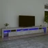 Kép 1/11 - Betonszürke TV-szekrény LED-lámpákkal 290x36,5x40 cm