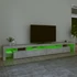Kép 4/11 - Betonszürke TV-szekrény LED-lámpákkal 290x36,5x40 cm