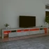 Kép 5/11 - Betonszürke TV-szekrény LED-lámpákkal 290x36,5x40 cm