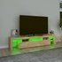 Kép 4/11 - Sonoma tölgy színű TV-szekrény LED-lámpákkal 200x36,5x40 cm