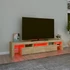 Kép 5/11 - Sonoma tölgy színű TV-szekrény LED-lámpákkal 200x36,5x40 cm