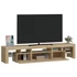 Kép 6/11 - Sonoma tölgy színű TV-szekrény LED-lámpákkal 200x36,5x40 cm