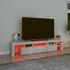 Kép 5/11 - Betonszürke TV-szekrény LED lámpákkal 200x36,5x40 cm