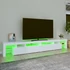 Kép 4/11 - Fehér TV-szekrény LED-lámpákkal 260x36,5x40 cm