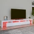 Kép 5/11 - Fehér TV-szekrény LED-lámpákkal 260x36,5x40 cm