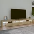Kép 3/11 - Sonoma tölgy színű TV-szekrény LED-lámpákkal 260x36,5x40 cm
