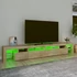Kép 4/11 - Sonoma tölgy színű TV-szekrény LED-lámpákkal 260x36,5x40 cm