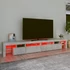Kép 5/11 - Betonszürke TV-szekrény LED lámpákkal 260x36,5x40 cm