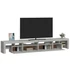 Kép 6/11 - Betonszürke TV-szekrény LED lámpákkal 260x36,5x40 cm