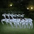 Kép 1/9 - 6 db karácsonyi rénszarvas 120 fehér LED-del