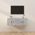 Kép 1/9 - 2 db szürke sonoma falra szerelhető TV-szekrény 57x34,5x40 cm