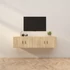 Kép 1/9 - 2 db sonoma tölgy színű fali TV-szekrény 80 x 34,5 x 40 cm