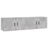 Kép 2/9 - 2 db betonszürke fali TV-szekrény 80 x 34,5 x 40 cm
