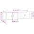 Kép 8/9 - 2 db betonszürke fali TV-szekrény 80 x 34,5 x 40 cm