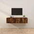 Kép 1/9 - 2 db füstös tölgy színű fali TV-szekrény 80 x 34,5 x 40 cm