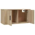 Kép 5/9 - 3 db sonoma tölgy színű fali TV-szekrény 80 x 34,5 x 40 cm