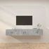 Kép 1/9 - 3 db betonszürke fali TV-szekrény 80 x 34,5 x 40 cm