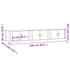 Kép 8/9 - 3 db betonszürke fali TV-szekrény 80 x 34,5 x 40 cm
