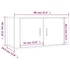 Kép 9/9 - 3 db betonszürke fali TV-szekrény 80 x 34,5 x 40 cm