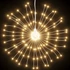 Kép 4/10 - 2 db karácsonyi meleg fehér csillagfény 140 db LED 17 cm
