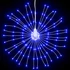 Kép 4/10 - 8 db karácsonyi kék csillagfény 140 db LED 17 cm