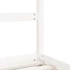 Kép 8/10 - Fehér tömör fenyőfa gyerekágykeret 2 x (90 x 200) cm