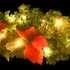 Kép 6/6 - Zöld PVC karácsonyi boltív LED-lámpákkal 90 cm