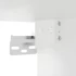 Kép 11/11 - 7 darab fehér szerelt fa fali TV-bútor LED-del