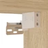 Kép 11/11 - 6 darab füstös tölgy színű szerelt fa TV-bútor LED-del