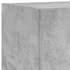 Kép 10/11 - 3 darab betonszürke falra szerelhető TV-szekrény LED-del