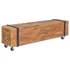 Kép 1/8 - Tömör tíkfa TV-állvány 110 x 30 x 32,5 cm